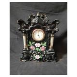 Vintage porcelain mantel clock