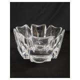 Vintage Orrefors corona crystal glass bowl