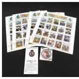 Group of Civil War tribute stamps and 1921