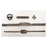 Group of sterling silver items PB