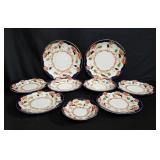 Antique hand-painted Royal Stafford plates