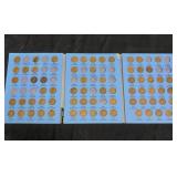 Album of antique Lincoln Wheat Cent coins