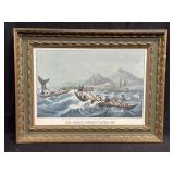 Vintage Nathaniel Courier print from lithograph