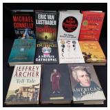Group of contemporary literature books