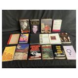Group of signed books. Note: we do not