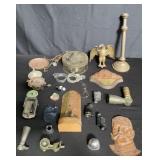 Group of handcuffs, scale, etc weight: 14.9 lbs