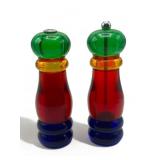 Pair of vintage Olde Thompson lucite salt &
