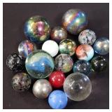 Group of vintage marbles PB
