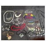 Group of costume jewelry