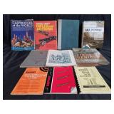 Group of vintage coffee table books