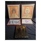 Group of five prints
