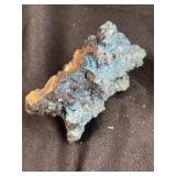 Blue quartz specimen