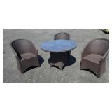 Veneman Collections wicker patio set