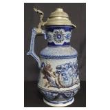 Vintage stoneware beer stein