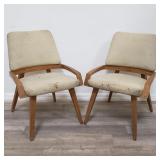 Pair of John Keal for Brown Saltman arm chairs