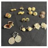 Group of vintage womenï¿½s earrings
