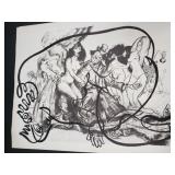 Jean Negulesco double sided nude serigraph