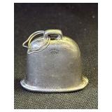 Vintage sterling silver bell pendant