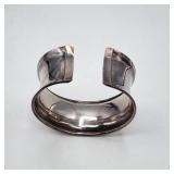 Sterling silver 2.5" bangle bracelet marked