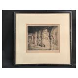 Antique Ernest D. Roth etching