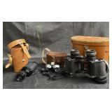 Group of vintage binoculars