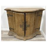 Wood double door occasional table