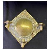 Vintage brass hanging candle stick holder