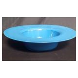 Hand blown fruit glass bowl