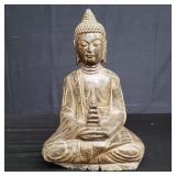 Cement sitting Buddha statue