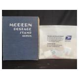 Modern postage stamp album PB