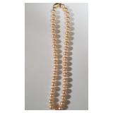 Pearl necklace with sterling silver clasp PB