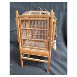 Vintage miniature bird cage
