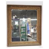 Vintage carved gilt wood wall mirror