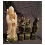 Soap stone Asian sculpture