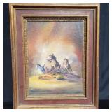 Signed oil painting on artist board