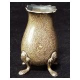 Sterling silver miniature vase