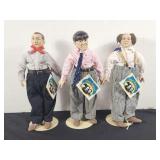 1988 The Three Stooges Hamilton Gifts 3pc set