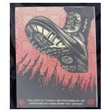 Obey "tyrant boot" silkscreen on cotton
