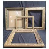 Group of gilted frames
