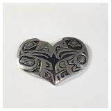 Odin Lonning sterling pendant 7.75g 1 3/8" w