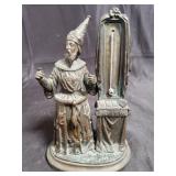 Antique bronze vanity thermometer