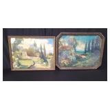 Pair of vintage prints