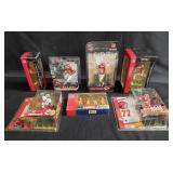 Group of NFL KC Chiefs figures & bobble heads