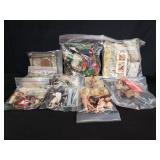 Collection of vintage miniature dolls and