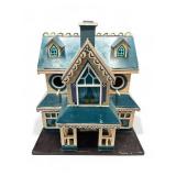 Hand painted Victorian bird house