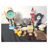 Misc. vintage items: Humpty Dumpty, fariy tea lite