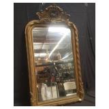 Vintage gilt composite frame mirror