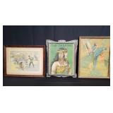 Group of 3 vintage prints