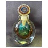 Vintage Murano style glass perfume bottle