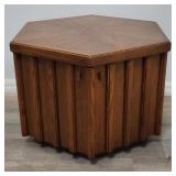 Mid century hexagon end table